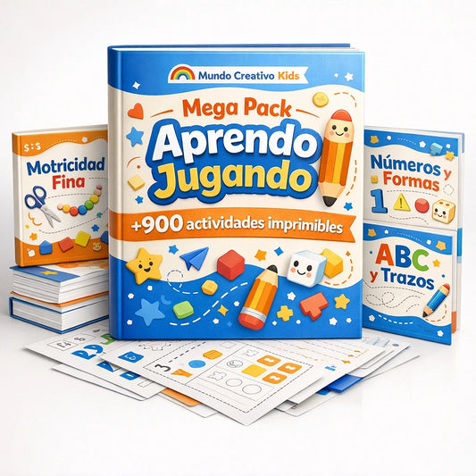 Pack Aprendo Jugando: +900 Actividades Educ. + Bonus de Regalo 🎁